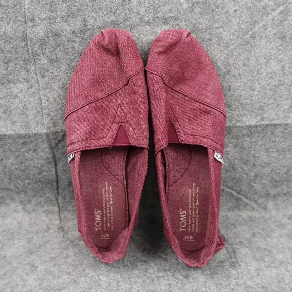 Toms Shoes Womens 9 Flat Slip On Casual Alpargatas Loafer Comfort Boho Lifestyle - Picture 7 of 14